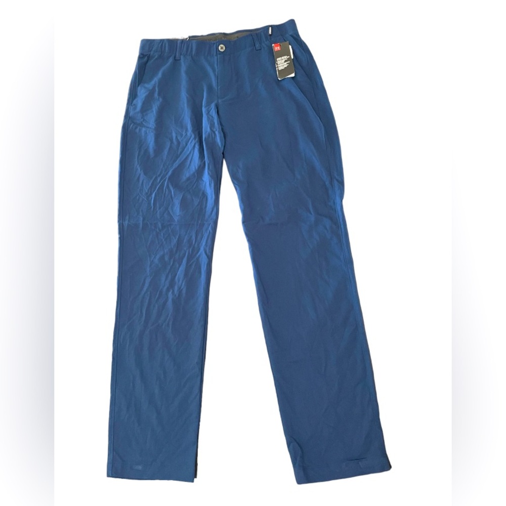 Under Armour Men's Loose Straight Fit Golf Pants showdown pant blue Size 36/34